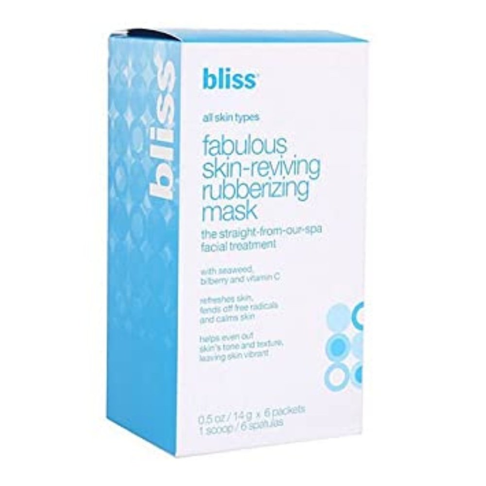 New! Bliss spa facial rubber face mask kit lot set